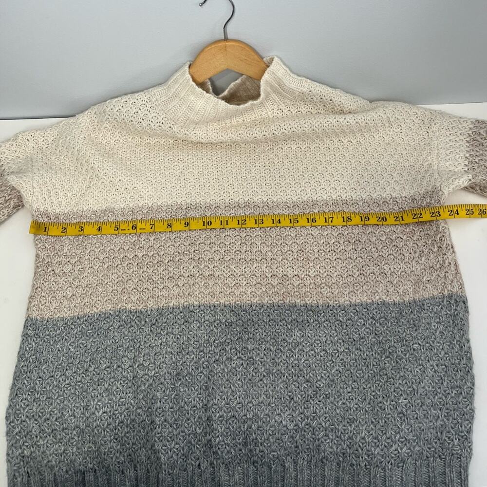 J. Jill Textured Color-Block Sweater Large - Picture 8 of 9
